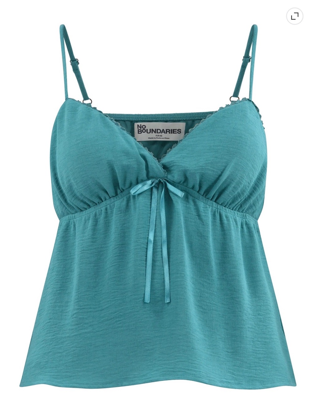 No Boundaries Babydoll Tank Top, Womens